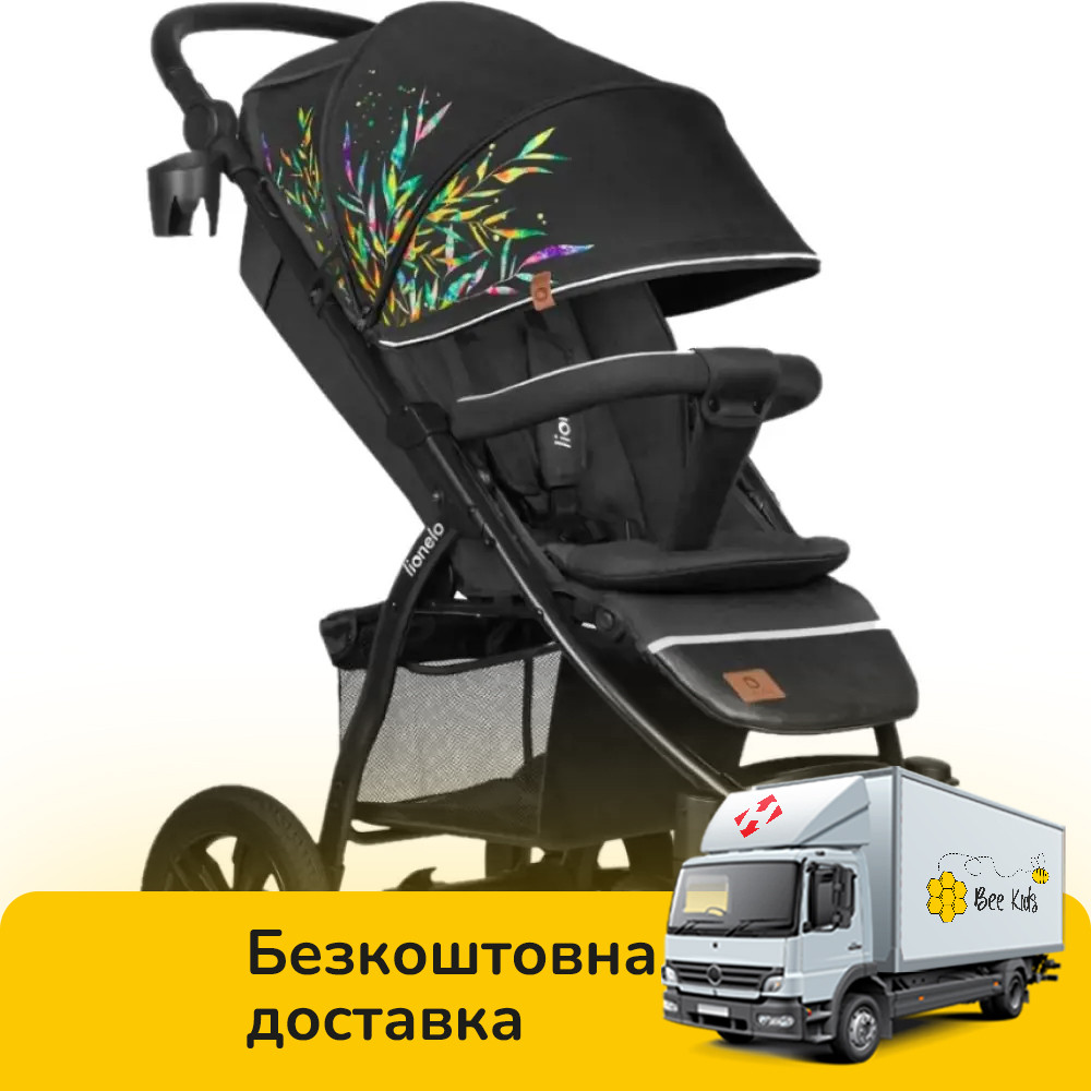 Коляска прогулянкова Lionelo Annet Plus Dreamin Чорна, фото 1