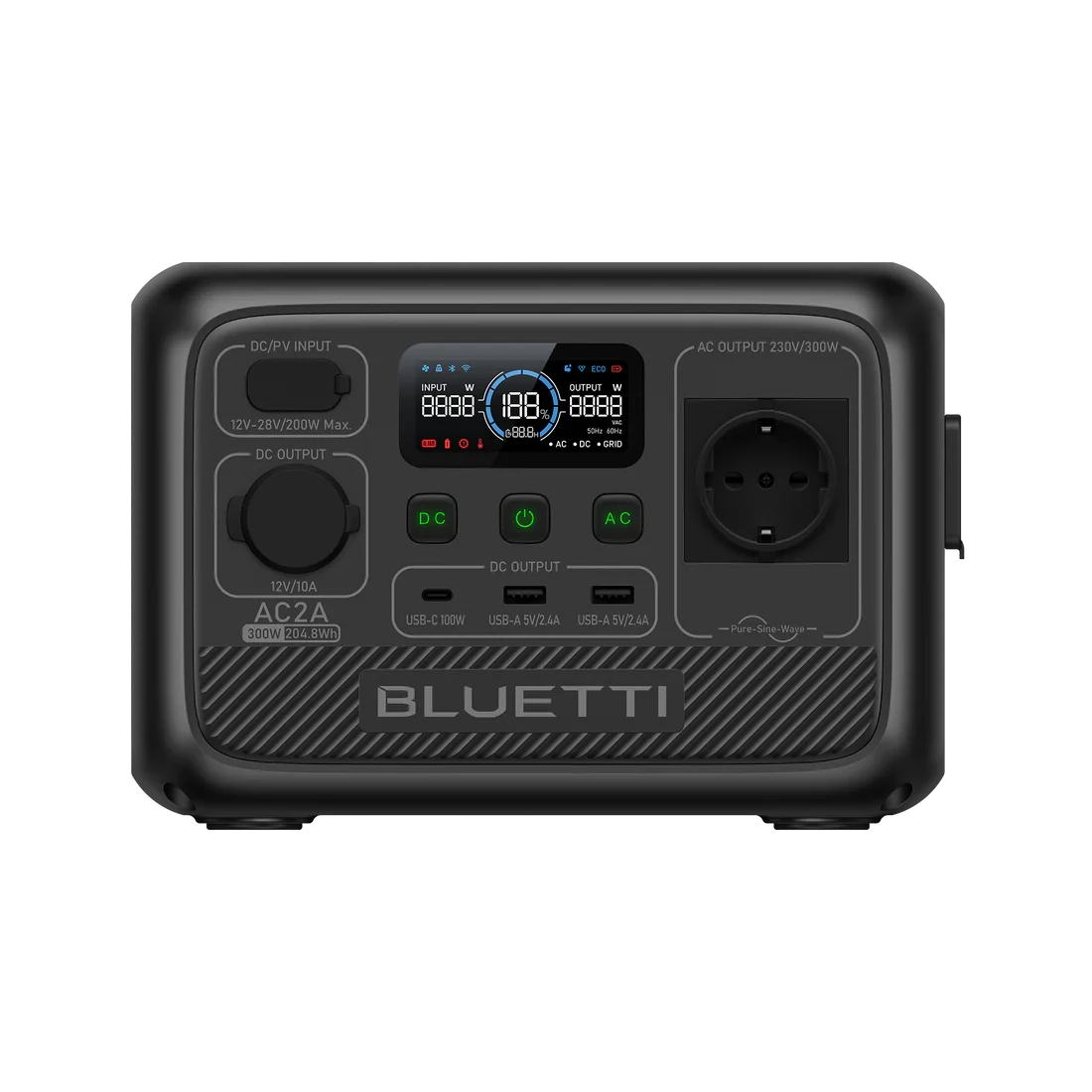 BLUETTI AC2A портативна зарядна станція 300W