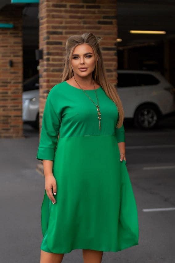 Стильна жіноча сукня, тканина "Костюмна" 54, 56, 58, 60, 62 розмір 54 56