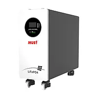Акумуляторна батарея літій-залізо-фосфатна 300Аг 51.2В 15360Втг Must LP21-48300 підлоговий монтаж (42-00150)