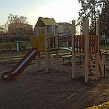 Дитячий майданчик із містком Сонечко висота гірки 1,2 м, фото 5