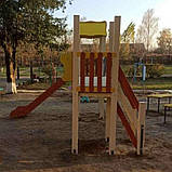 Дитячий майданчик із містком Сонечко висота гірки 1,2 м, фото 10