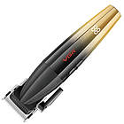 Акумуляторна машинка для стрижки + 6 насадок, з USB, V003 / Тример для стрижки волосся / Тример для бороди, фото 6