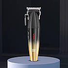 Акумуляторна машинка для стрижки + 6 насадок, з USB, V003 / Тример для стрижки волосся / Тример для бороди, фото 8