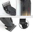 Акумуляторна машинка для стрижки + 6 насадок, з USB, V003 / Тример для стрижки волосся / Тример для бороди, фото 7
