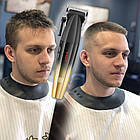 Акумуляторна машинка для стрижки + 6 насадок, з USB, V003 / Тример для стрижки волосся / Тример для бороди, фото 5