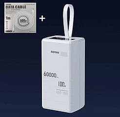 Повербанк REMAX RPP-650 100W 60000mAh + Кабель 100 W