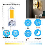 LED лампа ETRON G4 4W 4200K денний 220V, світлодіодна лампа 1-ELP-080, фото 2
