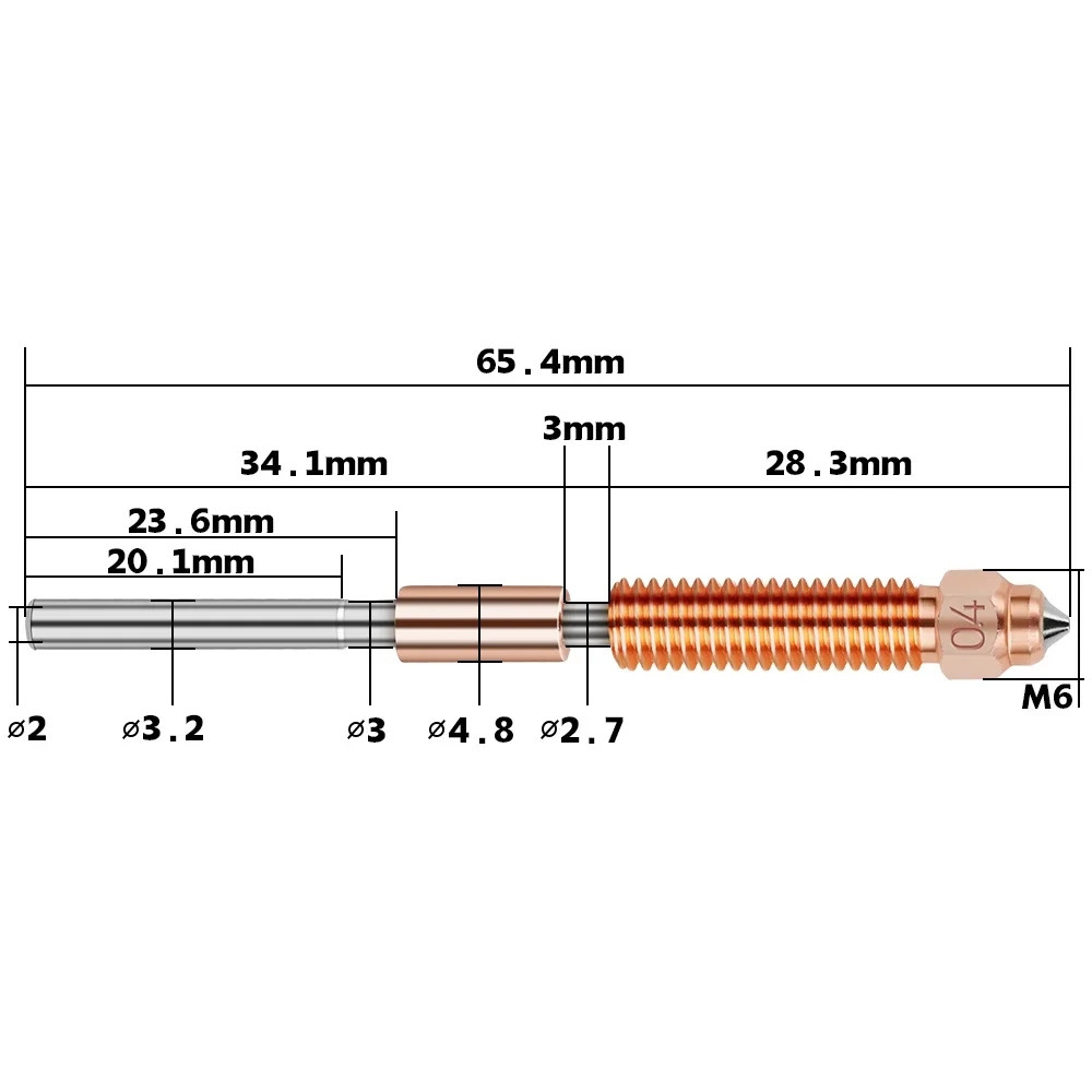 Сопло Creality для 3D-принтерів Ender-3 V3/ K1 Max/ K1C