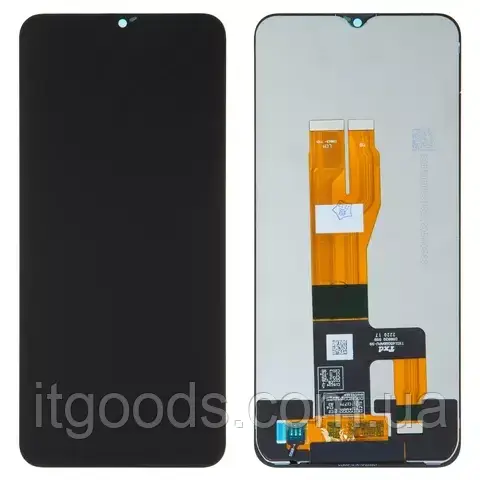 Дисплей (модуль) + тачскрін (сенсор) для Oppo Realme C30s (чорний колір)