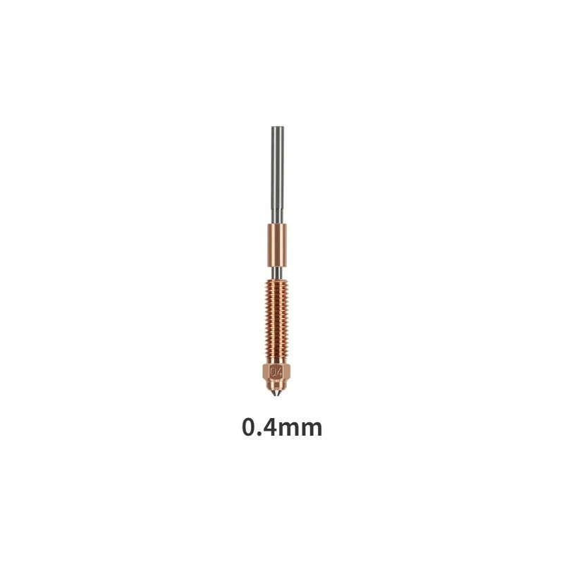 Сопло Creality для 3D-принтерів Ender-3 V3/ K1C/ K1 Max, Загартована сталь нікельована, Мідний сплав,