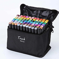 Набір маркерів 80 кольорів для малювання скетчингу Фломастери двосторонні