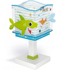 Дитяча настільна лампа Little Shark біла 29х17х13.5 см, фото 3