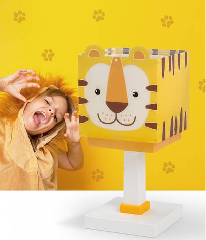 Дитяча настільна лампа лампа Little Tiger помаранчева 29х13.5х13.5 см, фото 1