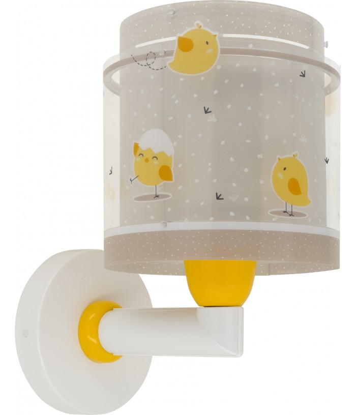 Дитячий настінний світильник Baby Chick білий 24х15х20 см