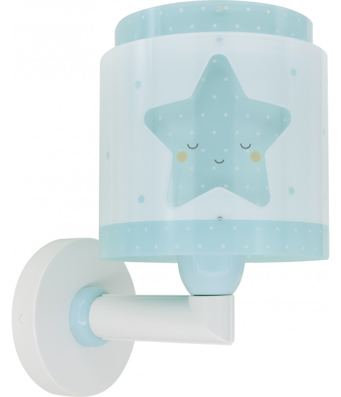 Дитячий настінний світильник Baby Dreams Star синій 24х15х20 см