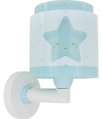 Дитячий настінний світильник Baby Dreams Star синій 24х15х20 см, фото 1
