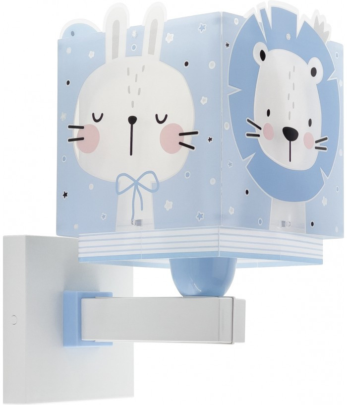 Дитячий настінний світильник Baby Jungle синій 24х13.5х20 см
