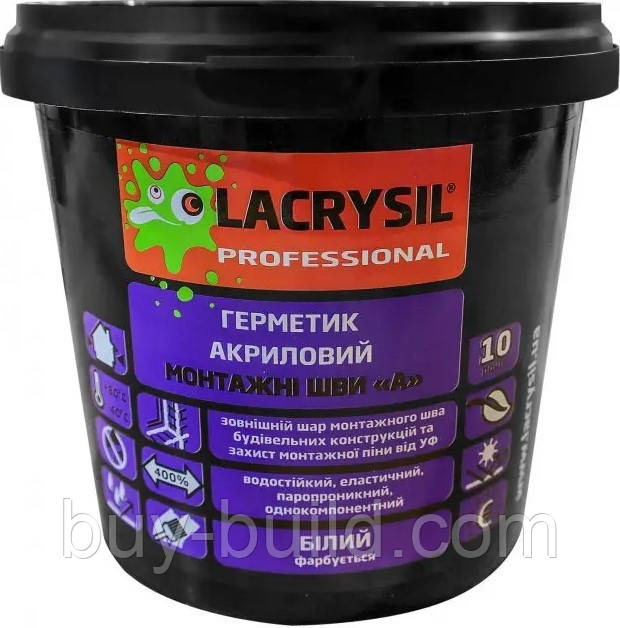 Герметик Lacrysil для монтажних швів (А) 7кг