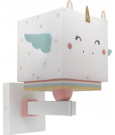 Дитячий настінний світильник Little Unicorn білий 25.5х13.5х20 см, фото 1