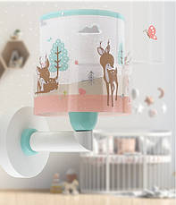 Дитячий настінний світильник Loving Deer білий 24х15х20 см, фото 5