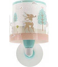 Дитячий настінний світильник Loving Deer білий 24х15х20 см, фото 4