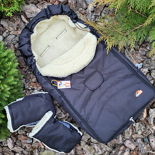 Конверт-чохол на овчині в коляску або на санки 98*48 см MAXI For Kids, фото 2