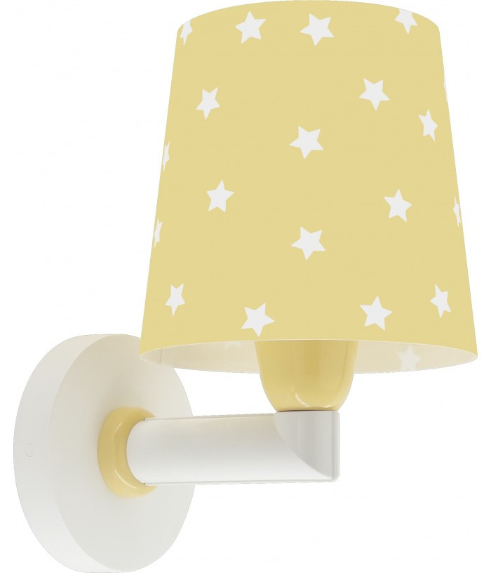 Дитячий настінний світильник Star Light жовтий 24х15х20 см