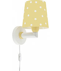 Дитячий настінний світильник Star Light жовтий 24х15х20 см, фото 2