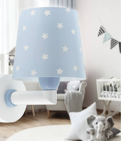 Дитячий настінний світильник Star Light синій 24х15х20 см, фото 1