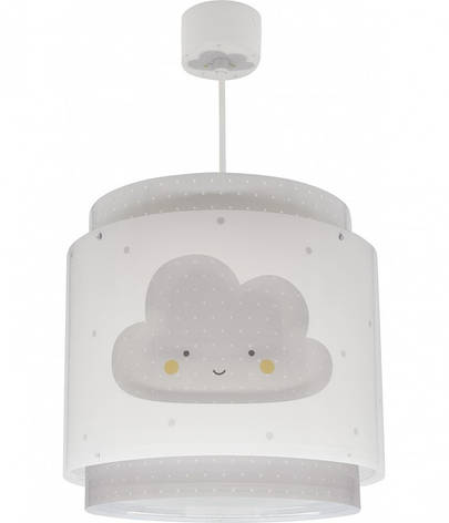 Дитячий підвісний світильник Baby Dreams Cloud сірий 26х65 см, фото 1