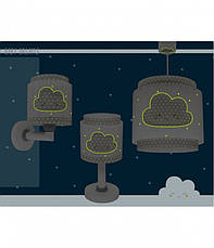 Дитячий підвісний світильник Baby Dreams Cloud сірий 26х65 см, фото 5