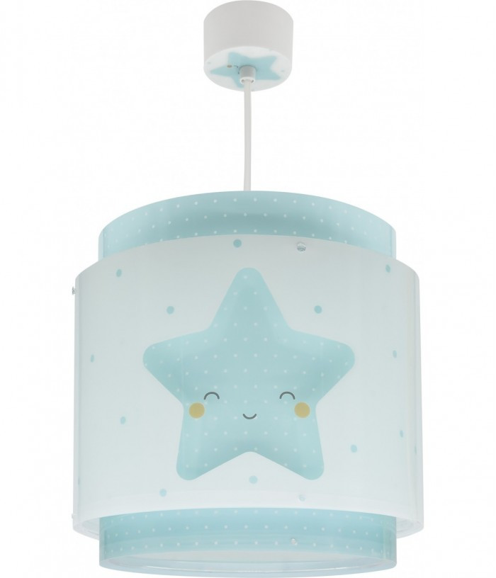 Дитячий підвісний світильник Baby Dreams Star синій 26х65 см