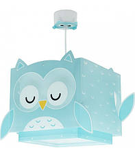 Дитячий підвісний світильник Little Owl блакитний 33х24х67.5 см, фото 2