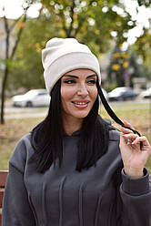 Жіноча шапка з ангори "Seo"