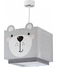 Дитячий підвісний світильник Little Teddy сірий 24х24х65 см, фото 3