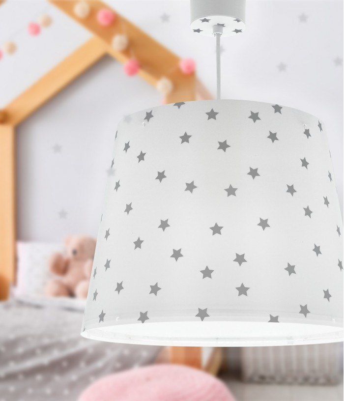 Дитячий підвісний світильник Star Light білий 33х65 см