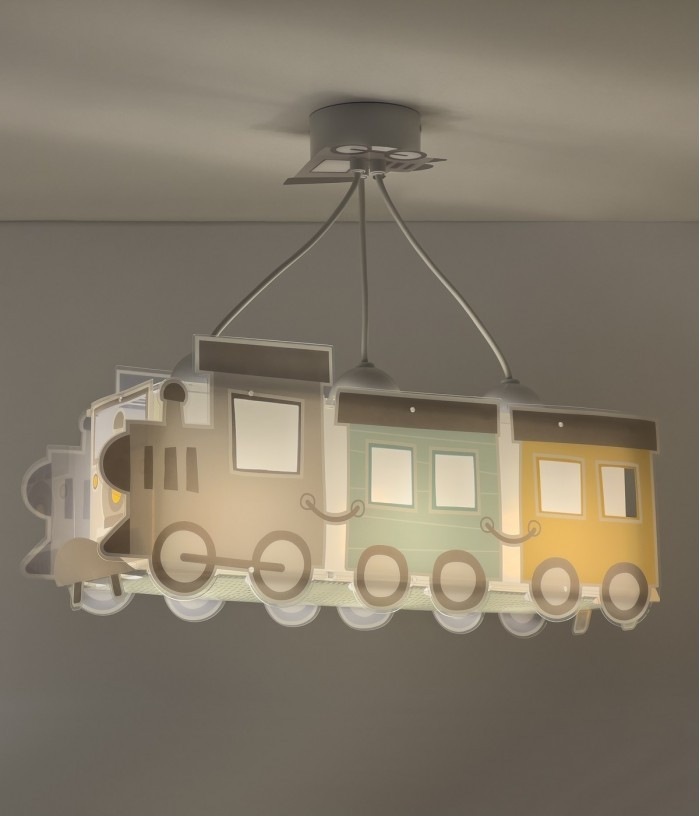 Дитячий підвісний світильник The Night Train кольоровий 50х13.5х60 см
