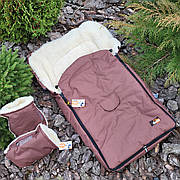 Конверт-чохол на овчині в коляску або на санки 98*48 см MAXI For Kids