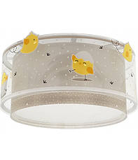 Дитячий стельовий світильник Baby Chick бежевий 33х16.5 см, фото 3
