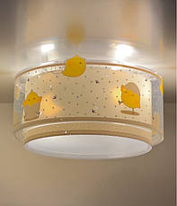 Дитячий стельовий світильник Baby Chick бежевий 33х16.5 см, фото 5