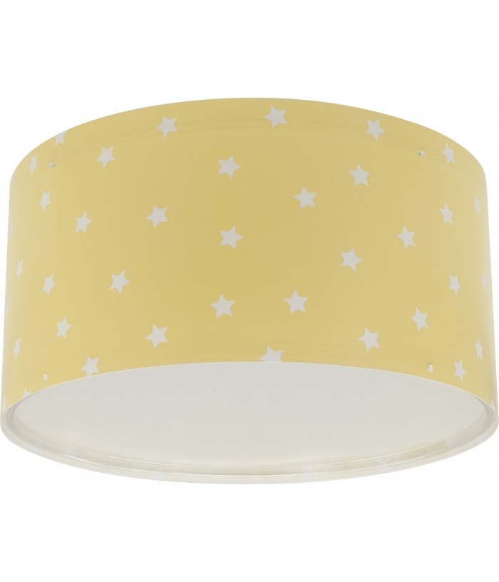 Дитячий стельовий світильник Star Light жовтий 33х16.5 см