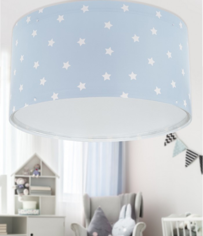 Дитячий стельовий світильник Star Light синій 33х16.5 см