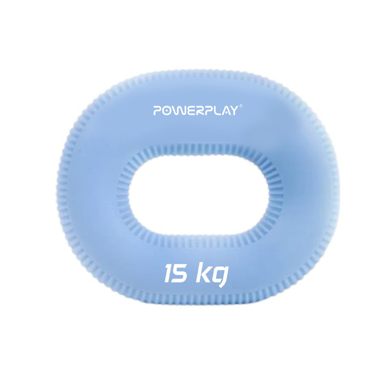 Еспандер кистьовий силіконовий PowerPlay PP-4336 Hand Grip Light 15 кг. Блакитний