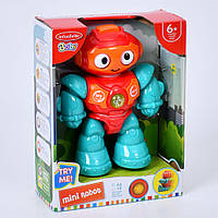 Робот 17,5см,музика,звук,світло,тріскачка,рухливі очі,на бат-ці,в кор-ці №LS2026(12)