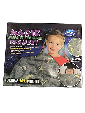 Дитячий плед мікрофібра, що світиться в темряві (180см х 180см) (60), фото 1