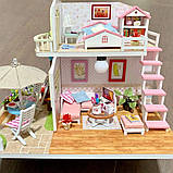 Румбокс Рожевий лофт DIY House Roombox Pink loft Інтер'єрний конструктор M033, фото 6