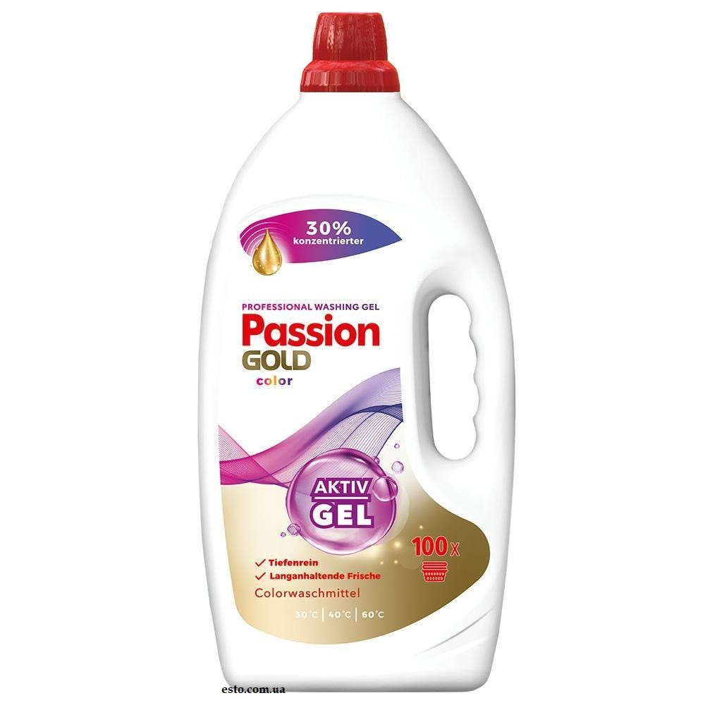 Гель для прання Passion Gold Color 4 л 100 прань