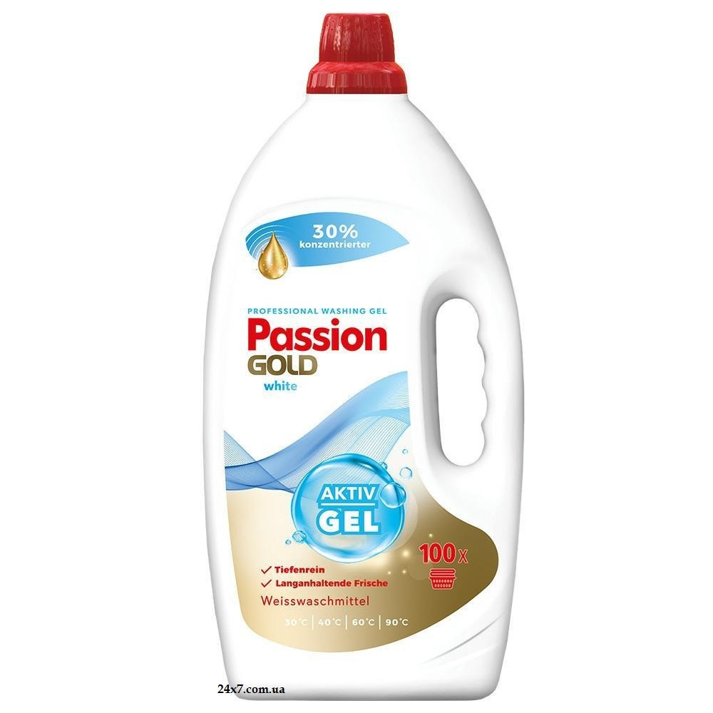 Гель для прання Passion Gold White 4 л 100 прань