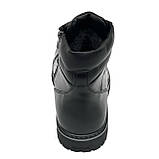 Чоботи чоловічі чорні на вовні зі шнурівкою та замком Максус Кєт 3 ш.ч.к. вел. розмір 46, фото 6